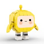 MOC Yellow Eggy building blocks gaming series bricks set