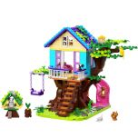 MOC Tree house with Box building blocks Tree House series gift bricks set