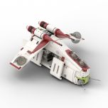 Star Wars MOC Republic Gunship based set 75021 MOC-35919