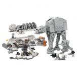 MOC-44946 Micro Assault on Hoth + AT-AT & AT-ST building blocks series bricks set