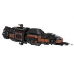 MOC-46313 MCRN Tachi Rocinante - Corvette-class light frigate ECF-270 MCRN Tachi building blocks kit with compatible bricks