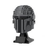 MOC-40959 Mandalorian Helmet Statue MOC