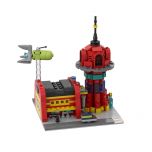 MOC Micro Planet Express building blocks series bricks set