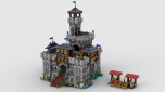 MOC-80329 Medieval Fortress (31120 "Medieval Castle" Alternative) building blocks kit with compatible bricks