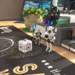 MOC Game Portal P-body and Atlas Magic Cube Robot