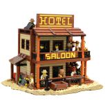 MOC-51332 Old West Saloon Hotel building blocks architect series bricks set