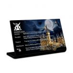 71043 Hogwarts Castle Acrylic Information Sign(Only 4 left in stock)