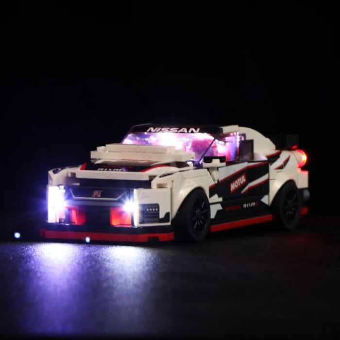 LED LIGHT UP KIT FOR LEGO 76896 NISSAN GT-R NISMO LEGO Speed ​​champions cars 