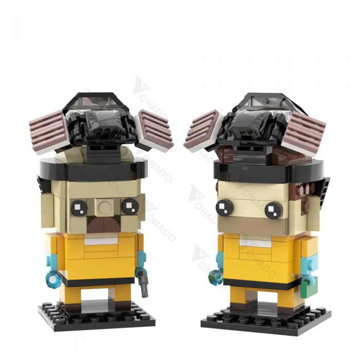 Breaking Bad Set of 6 Minifigs Walter White Jesse Pinkman Building Toy Free Ship