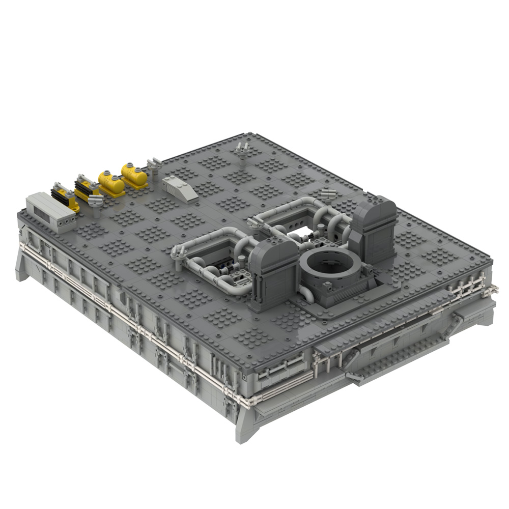 MOC Mobile Launcher Platform for NASA Space Shuttle building blocks kit with compatible bricks