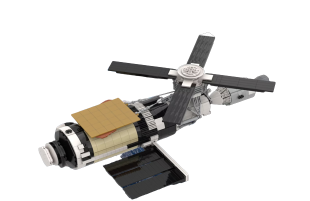 MOC NASA Skylab building blocks series bricks set
