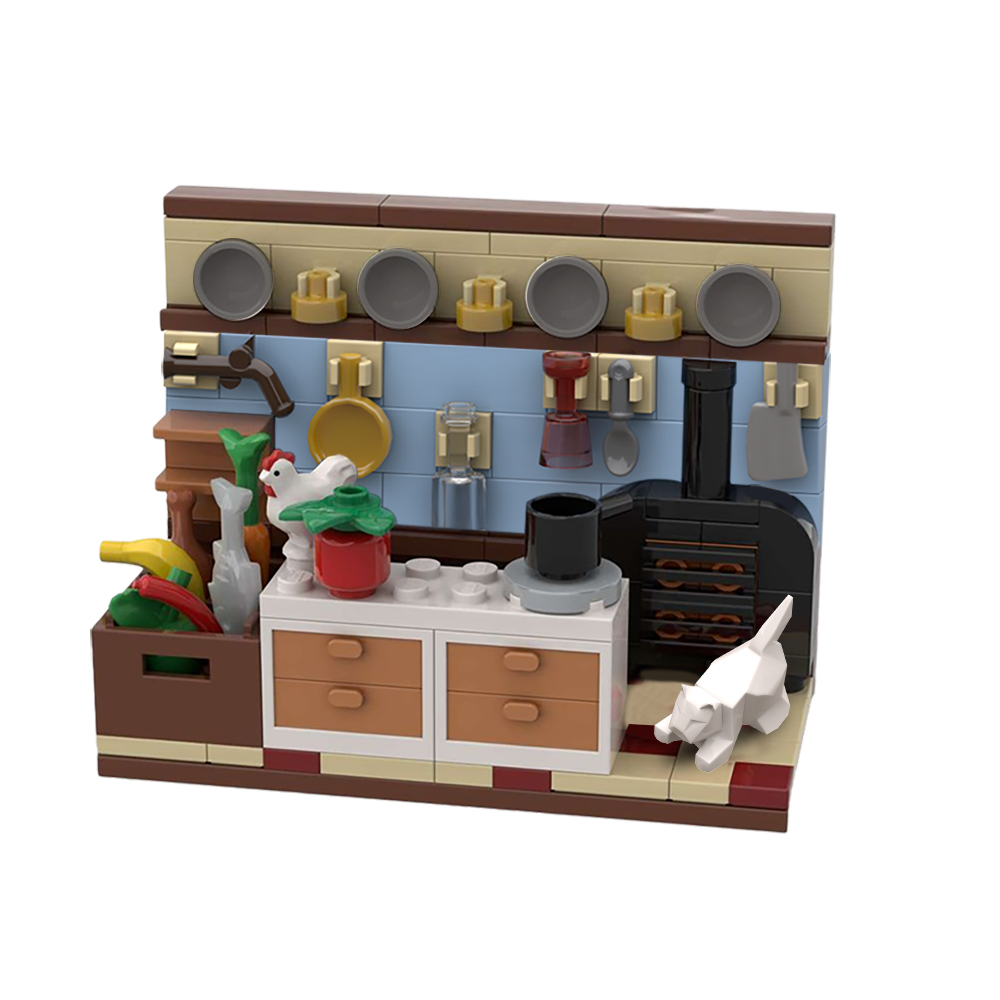 MOC-116474 Swedish Chef's Kitchen- A Muppet Theatre Scene building blocks series bricks set
