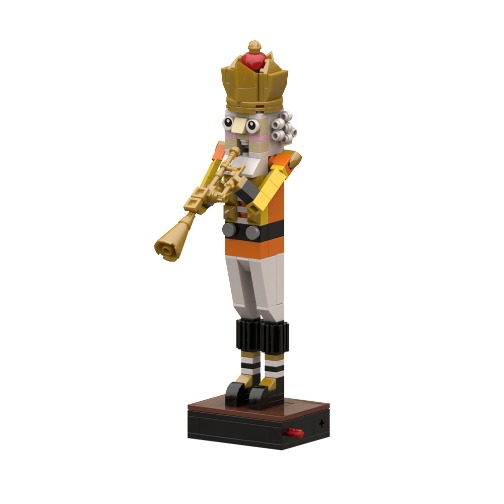 MOC The Nutcracker and the Mouse King - Trumpeter King building blocks series bricks set